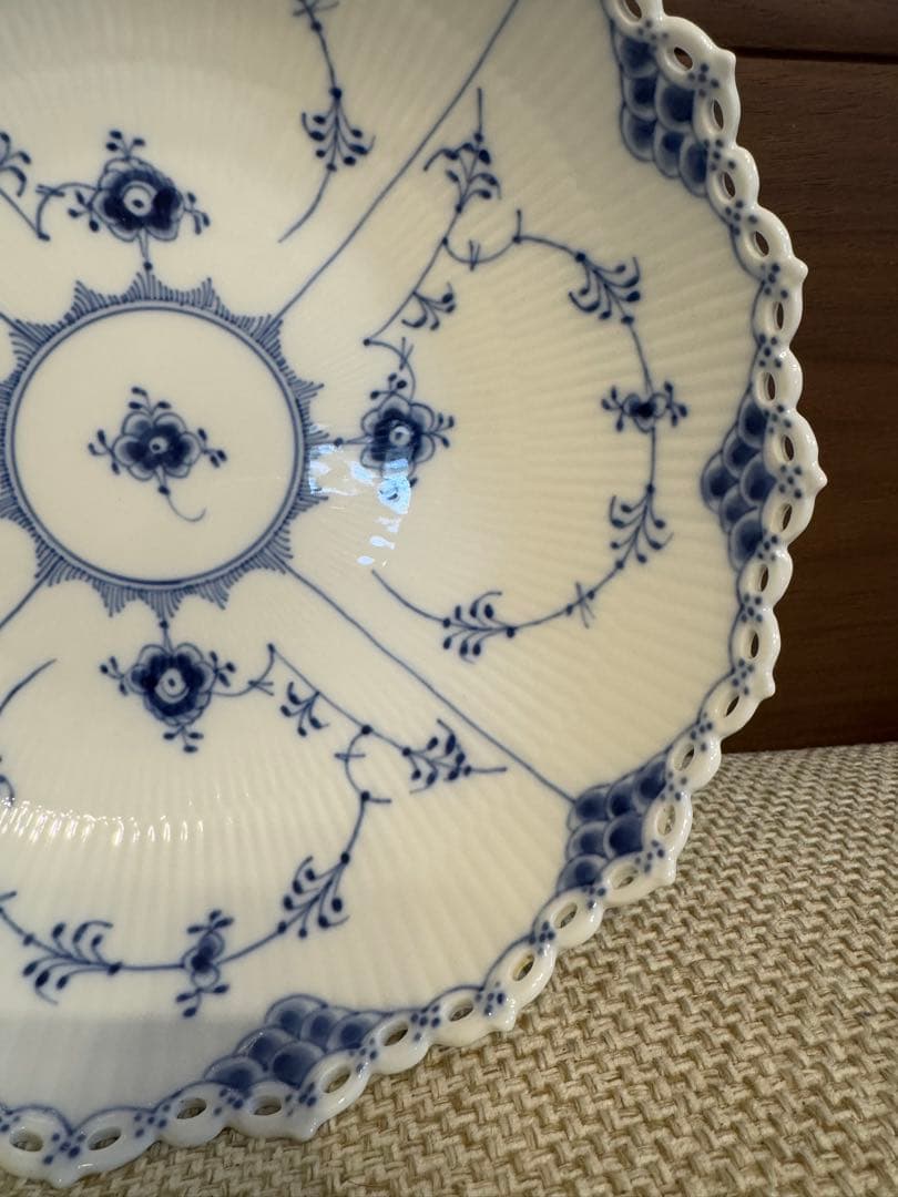 【お値下げ】ロイヤルコペンハーゲン フルーテッド フルレース 28cm ボウル