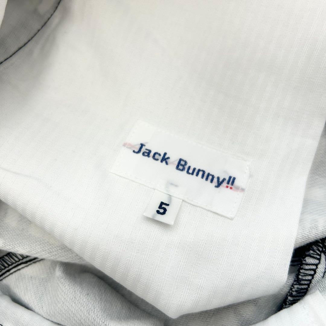 新品　ジャックバニー　パンツ　テーパード　ストレッチ　春秋　ブラック　総柄　5