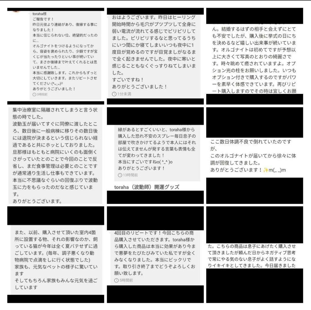 生命力UP☆宝珠オルゴナイト②（願い叶えるメモリーオイル封入）