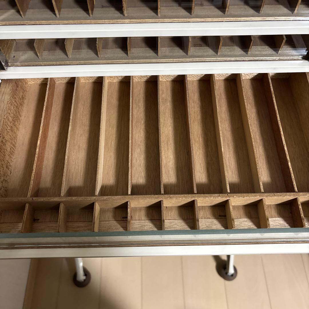 糸ケース　什器　アンティーク　レトロ