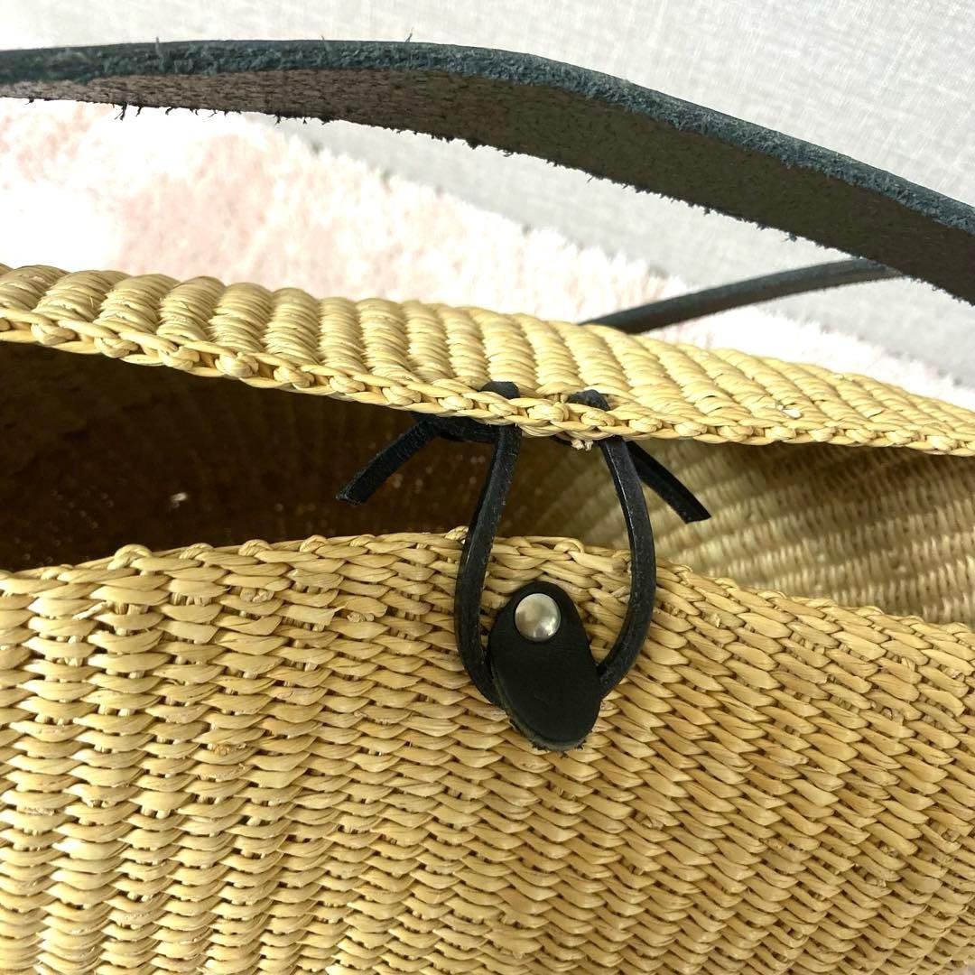 [本日限定]新品 イネスブレッサンド　MEDIUM WALNUT かごバッグ