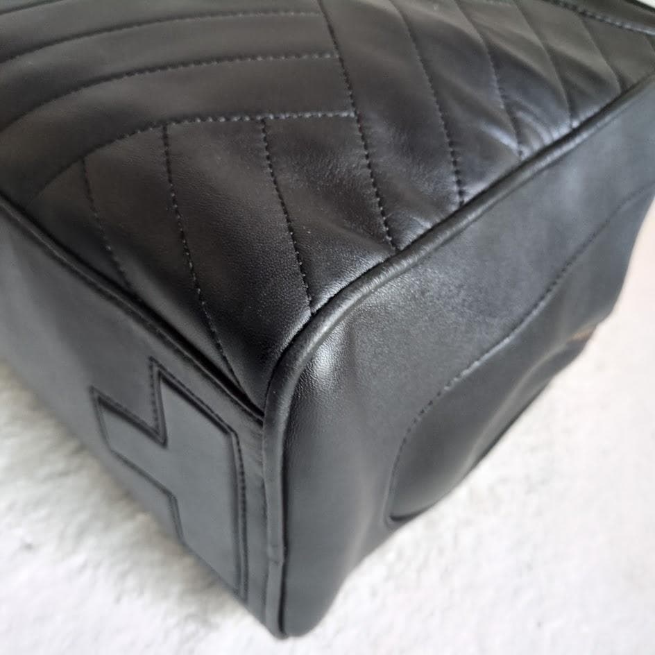 極美品　トリーバーチ　2way　ショルダーバッグ　アレクサ　キルティング　革　黒