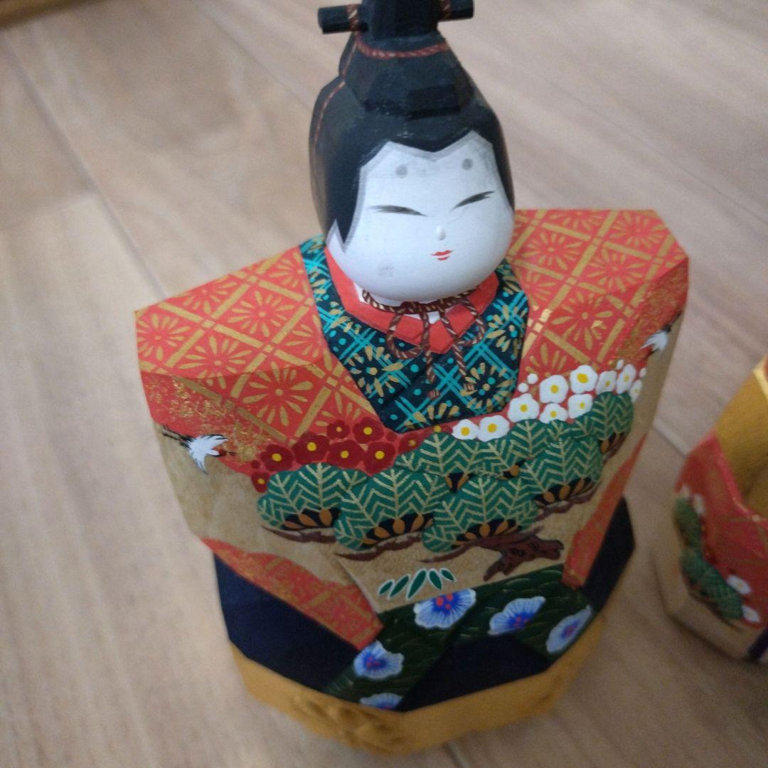 一刀彫雛人形