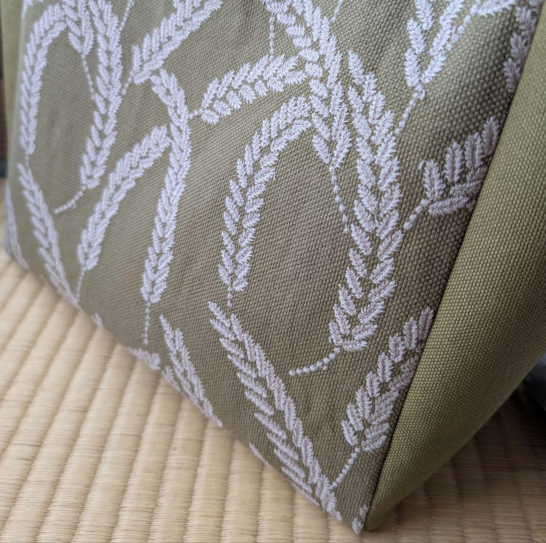 ハンドメイド　トートバッグ　ミナペルホネン