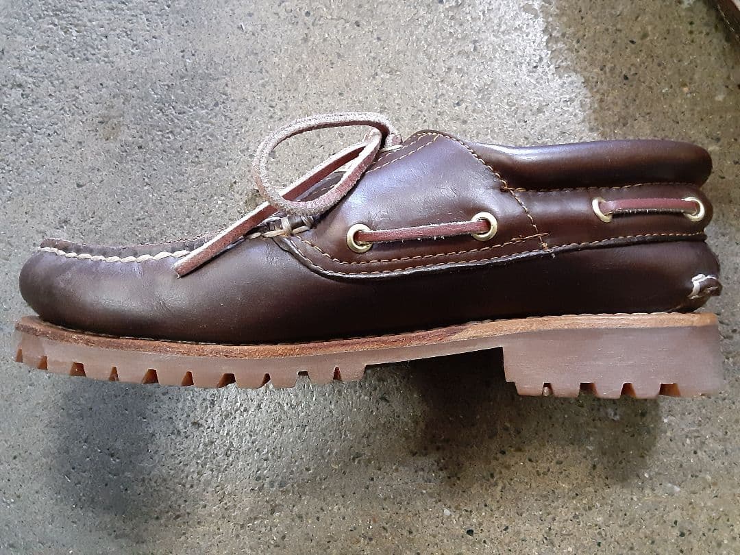 timberland 3eye ブラウン US7 25cm