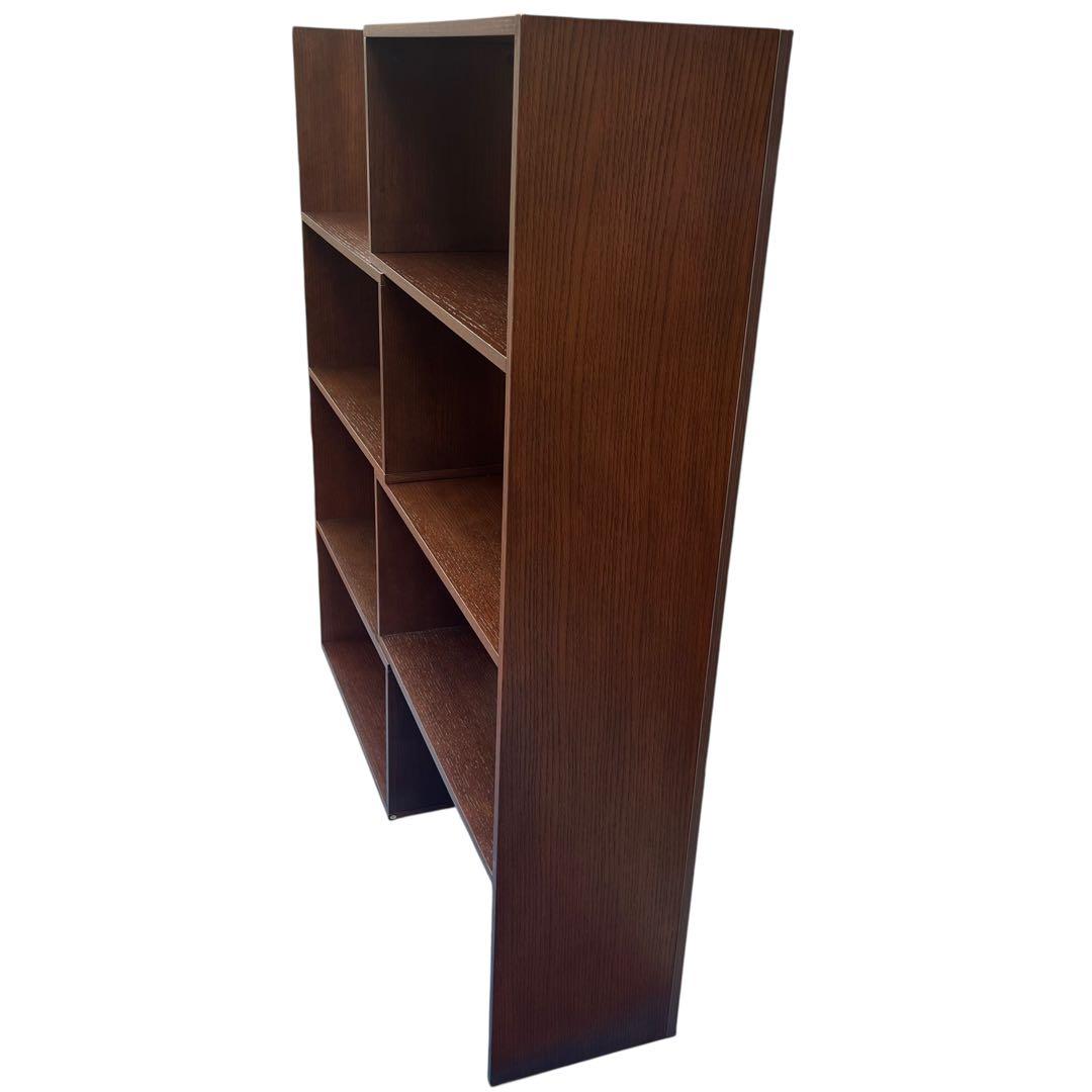 鉄人28G カンディハウス購入 ブラウン木製オープンシェルフ 4段