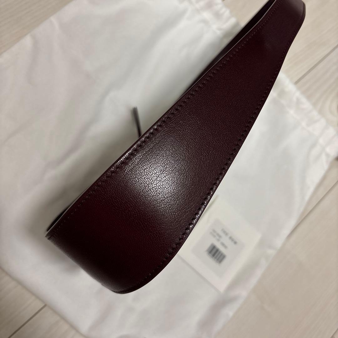 【美品】The Row ザロウ ハーフムーン ハンドバッグ　レーズン