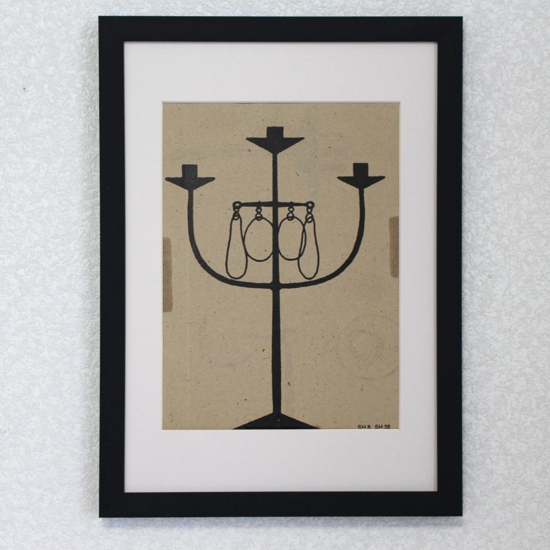 【超貴重】エリックホグラン　激レアカラー・完璧な刻印・初期型　キャンドルスタンド