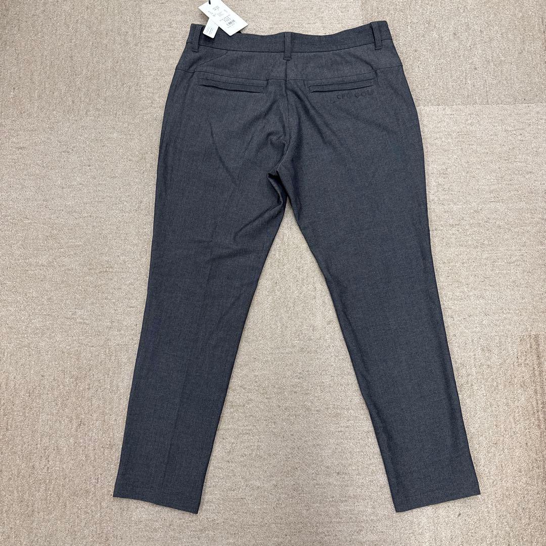 新品 ダークグレー ゴルフパンツ メンズ