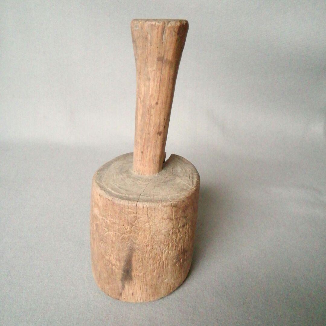 砧(きぬた)　木製　農具　道具　藁　作業道具　農業道具　叩き道具　農業