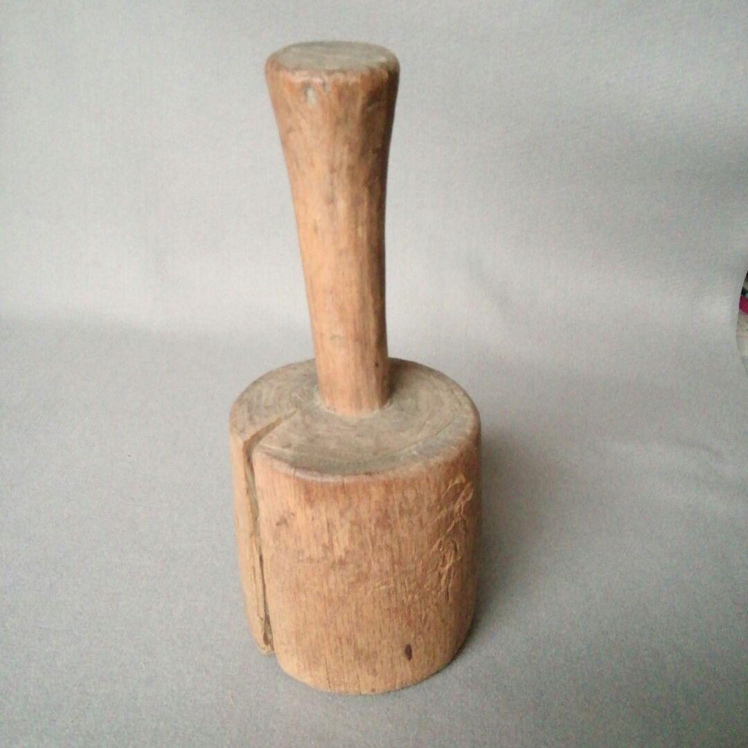 砧(きぬた)　木製　農具　道具　藁　作業道具　農業道具　叩き道具　農業