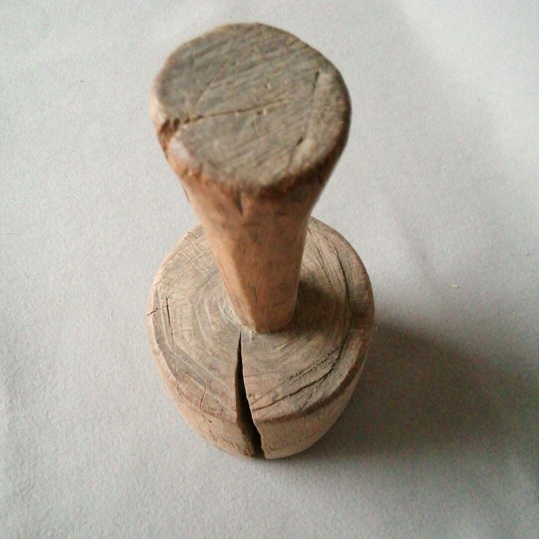 砧(きぬた)　木製　農具　道具　藁　作業道具　農業道具　叩き道具　農業