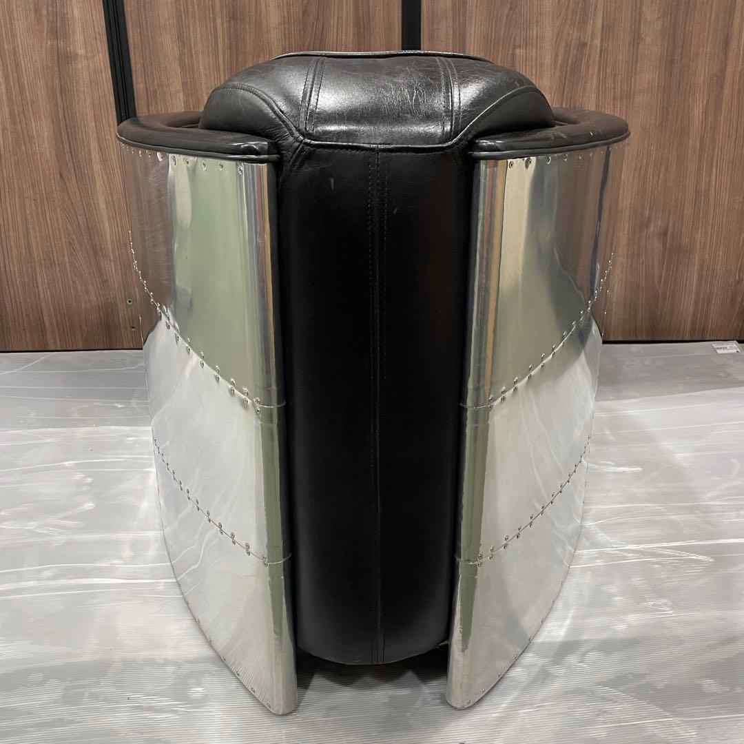 ◎レア 1人掛けソファ アビエイター アメリカンビンテージスタイル アルミ