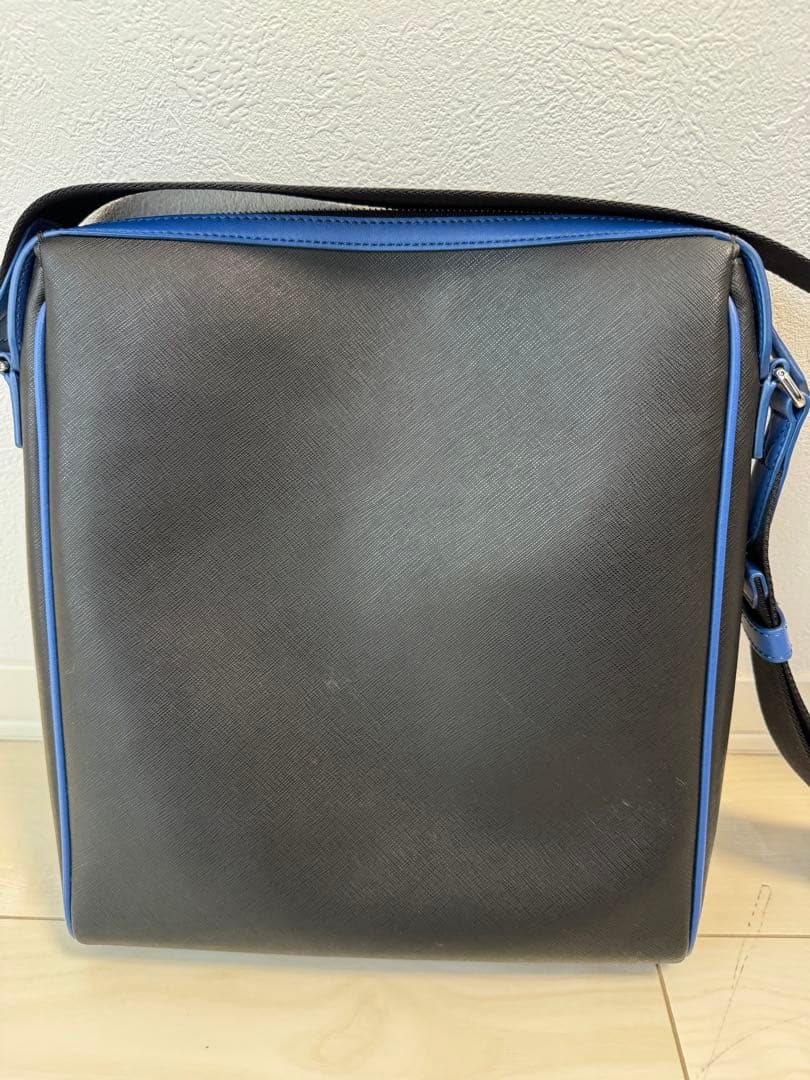 BALLY ブラック/ブルー ショルダーバッグ