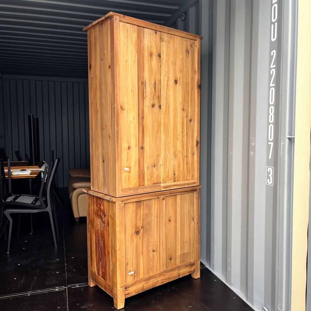 取付無料！関家具 クラッシュゲート 古材アンティーク風ナチュラルキッチンボード✨