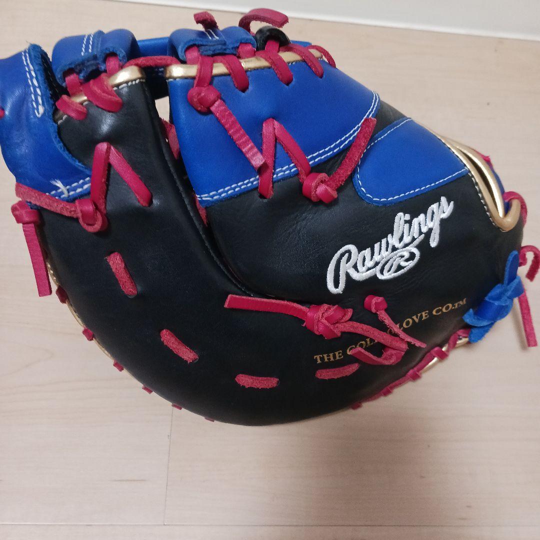 野球!!!ローリングス 軟式 ファーストミット ブラックロイヤル