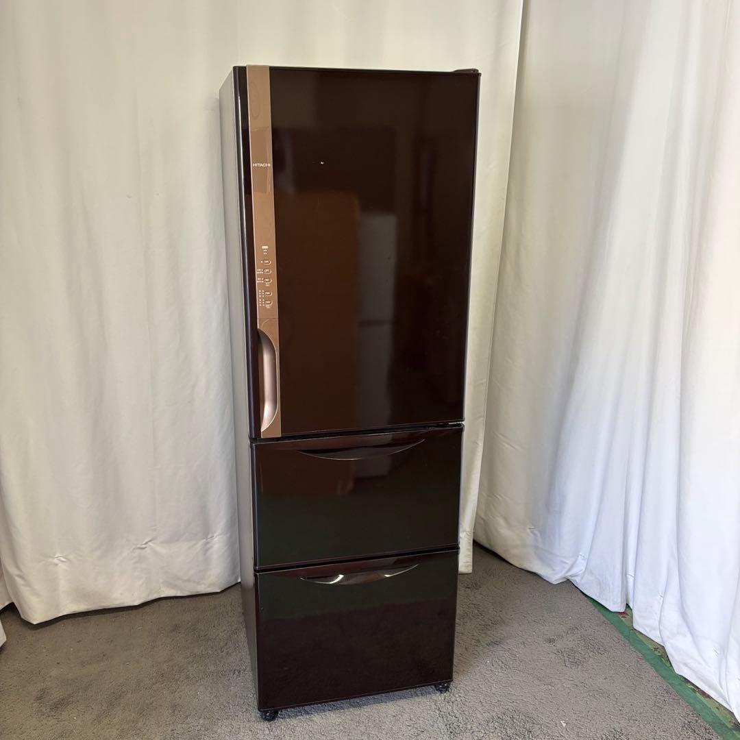72⭕️冷蔵庫　日立　大型　300-400ℓ　安い　綺麗　右開き　スリム　設置無料