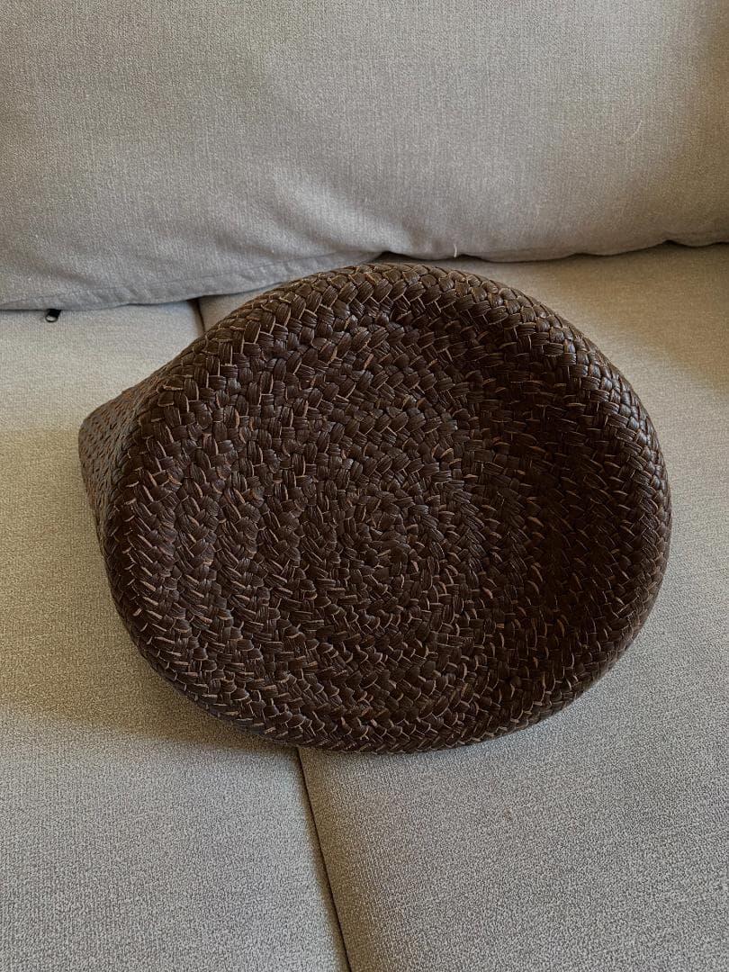 【omom】アエタ BASKET M ブラウンレザー かごバッグ