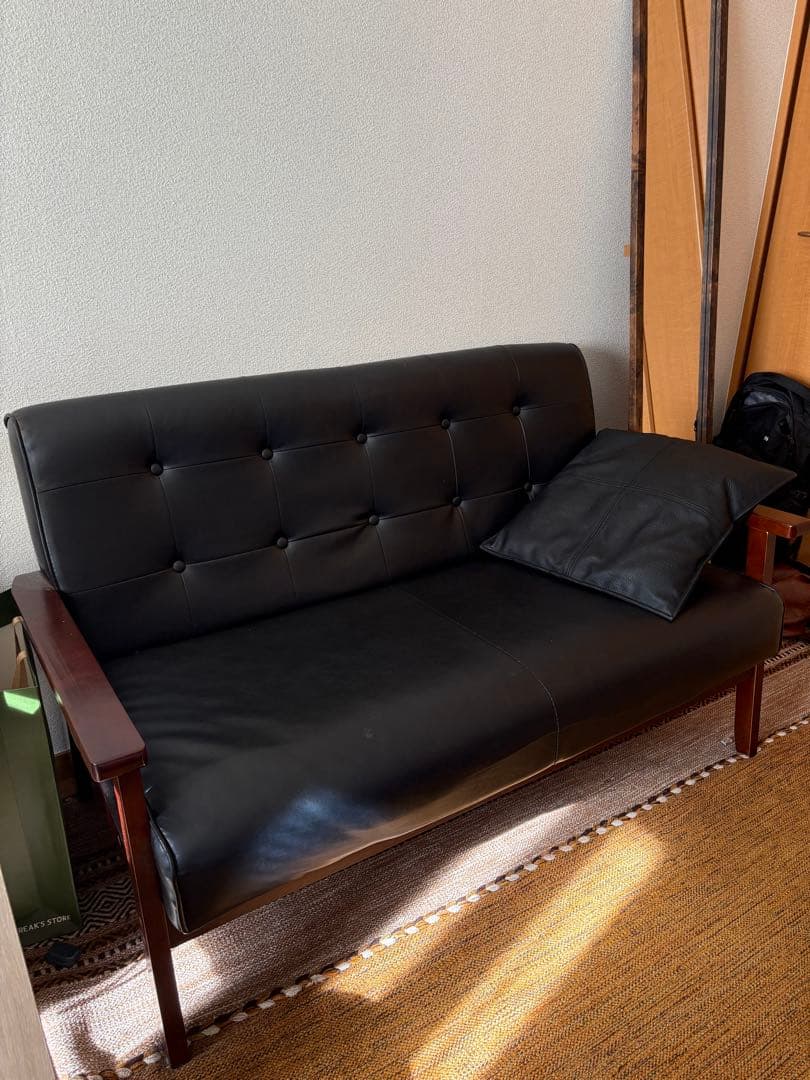 s*t様 ソファ　2人掛け　レザー