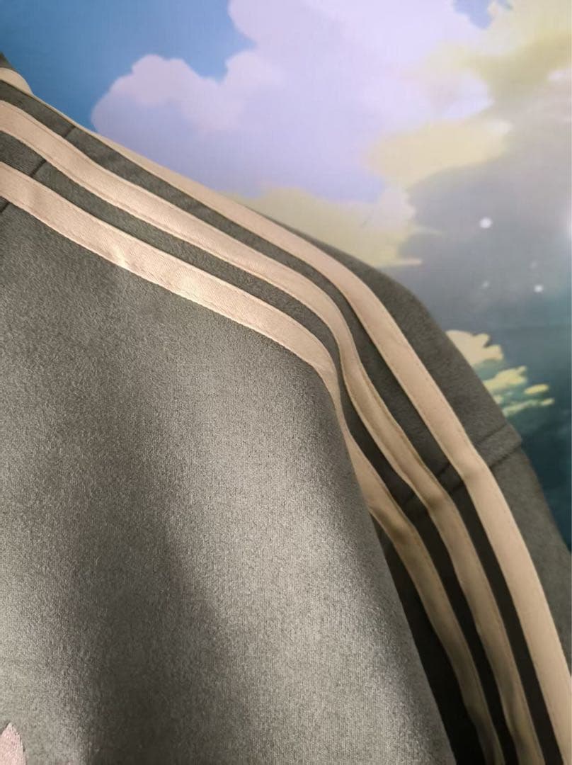 中国限定 アディダス 蛇年トラック スエード ジャケット オリーブグリーン M