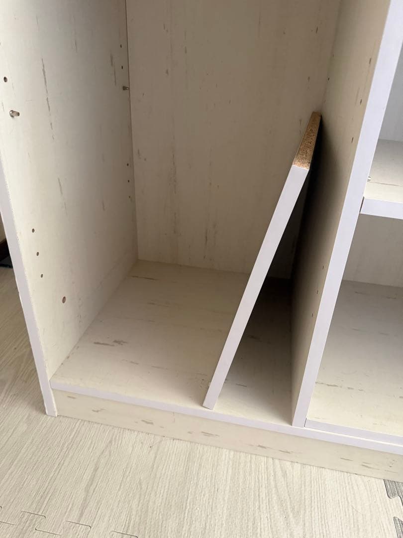 2/28までの出品‼️北摂引取り可 ホワイト ロフトベッド 引き出し付き シングル