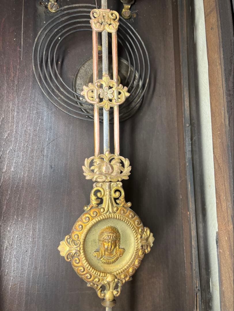 ナ*ナ様 精工舎　黒柿　柱時計　古時計　振り子　ゼンマイ　ボンボン　レトロ　ユン