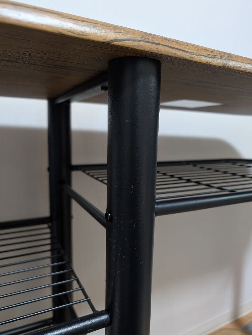 カウンターテーブル 3点セット 北欧 折り畳み カウンターチェア 2脚