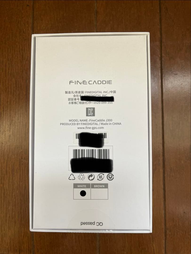 FINE CADDI J300 レーザー距離計　白