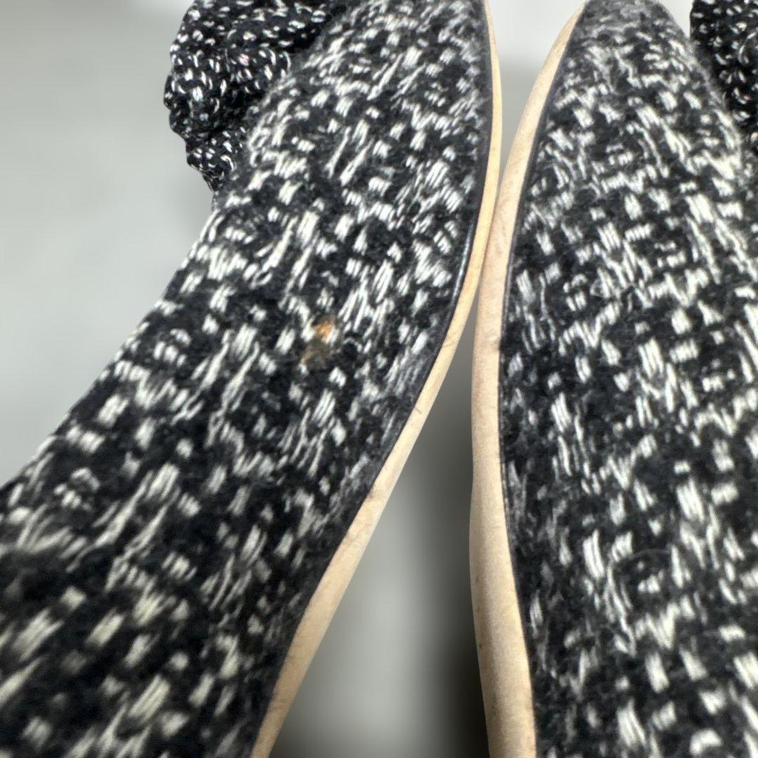 CHANEL シャネル　カメリア　パンプス　ツイード　ココマーク