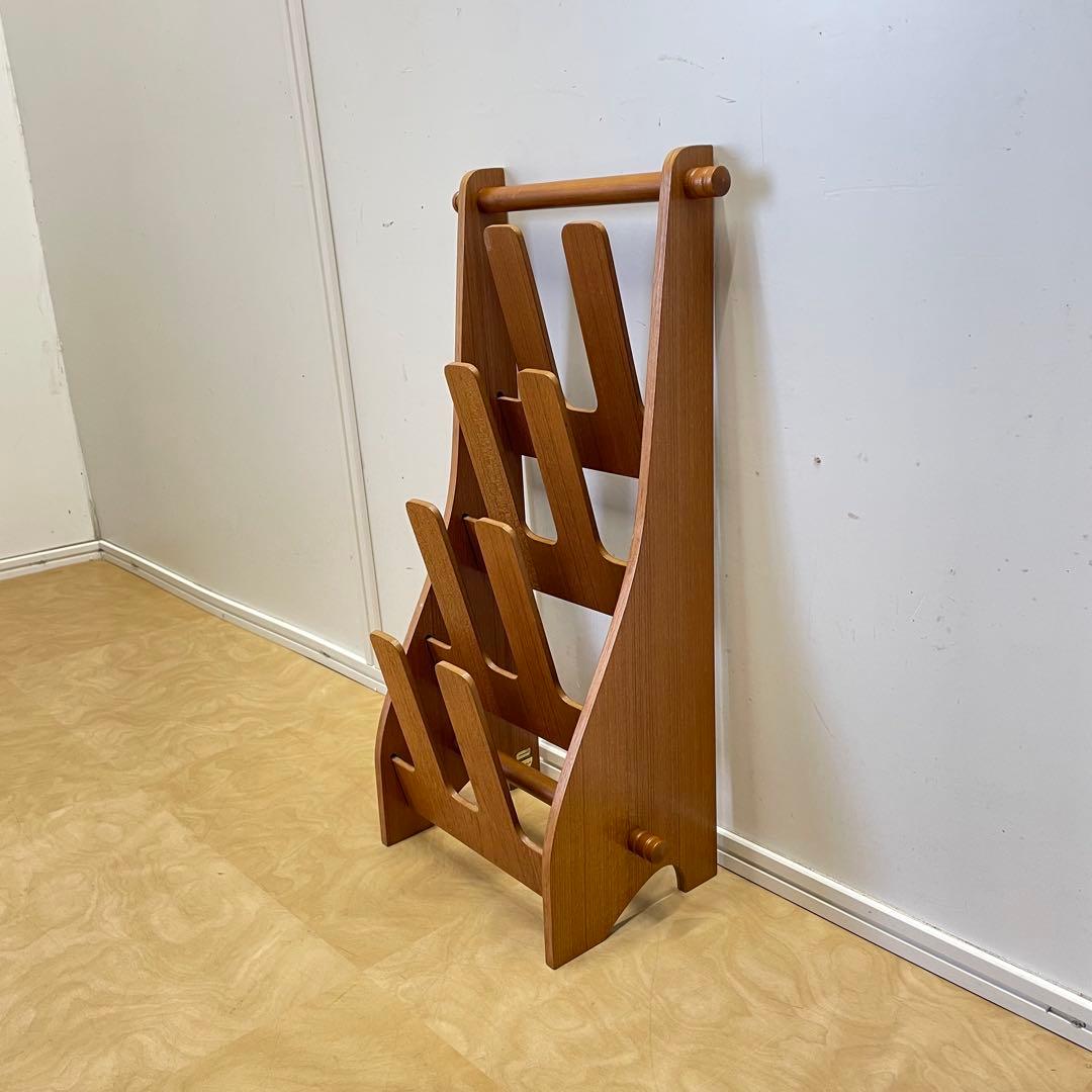 ルンルン 希少 ビンテージ サイトーウッド スリッパラック 4足