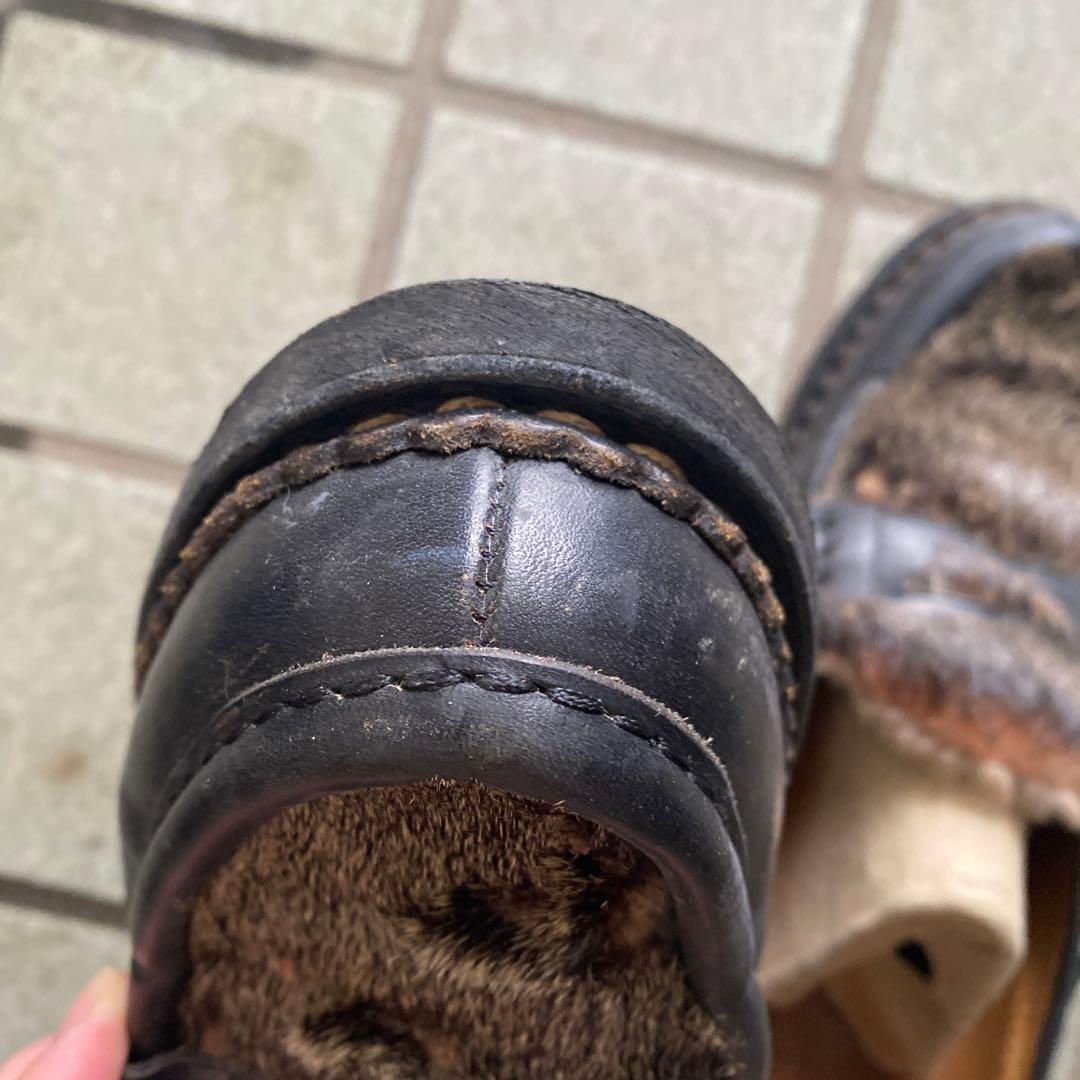 パラブーツ　ファー　ローファー