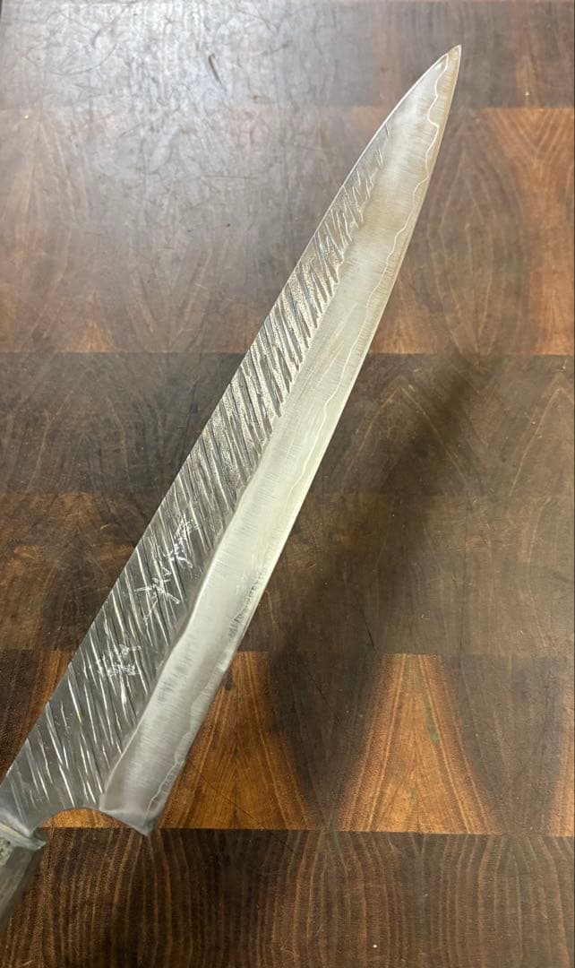 黒崎優　風神　SG2筋引　包丁 240mm 粉末ハイス　スタビライズドウッド柄