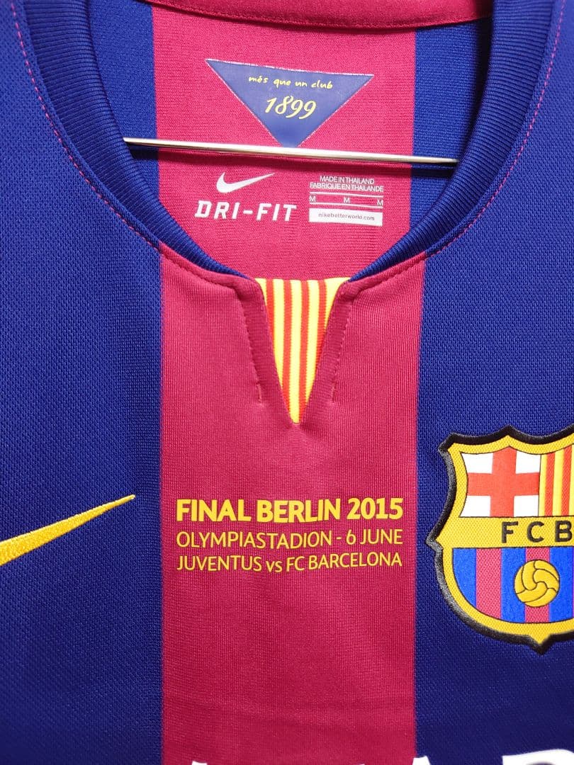 NIKE　14〜15 FCバルセロナ　CL 決勝　メッシ　フルパッチ