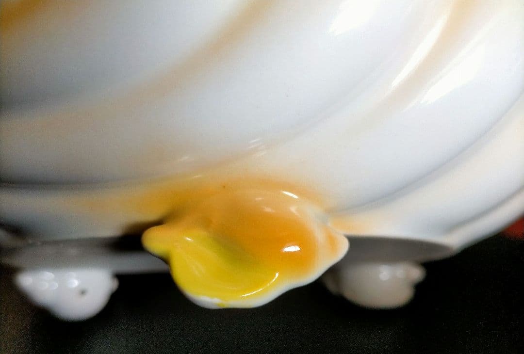 オールドノリタケ★幅約20.4cm 風景絵貝型鉢』