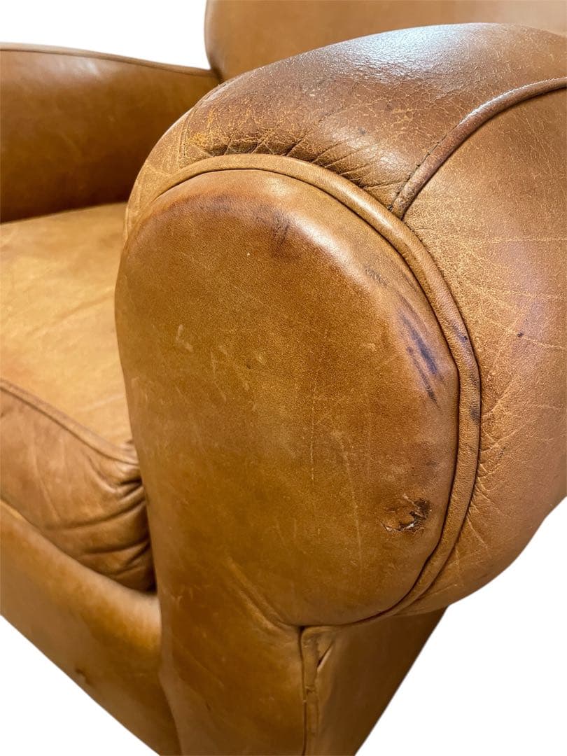 Vintage French Club Chair フレンチクラブチェア レザー