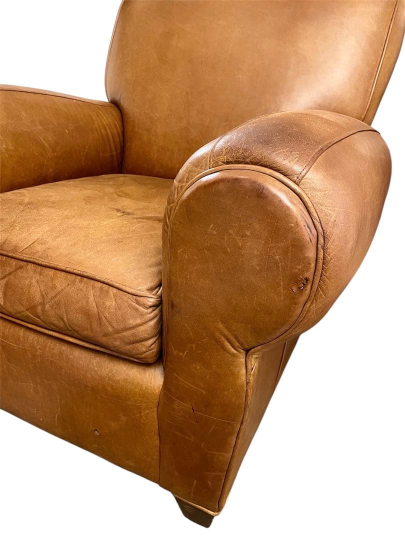 Vintage French Club Chair フレンチクラブチェア レザー