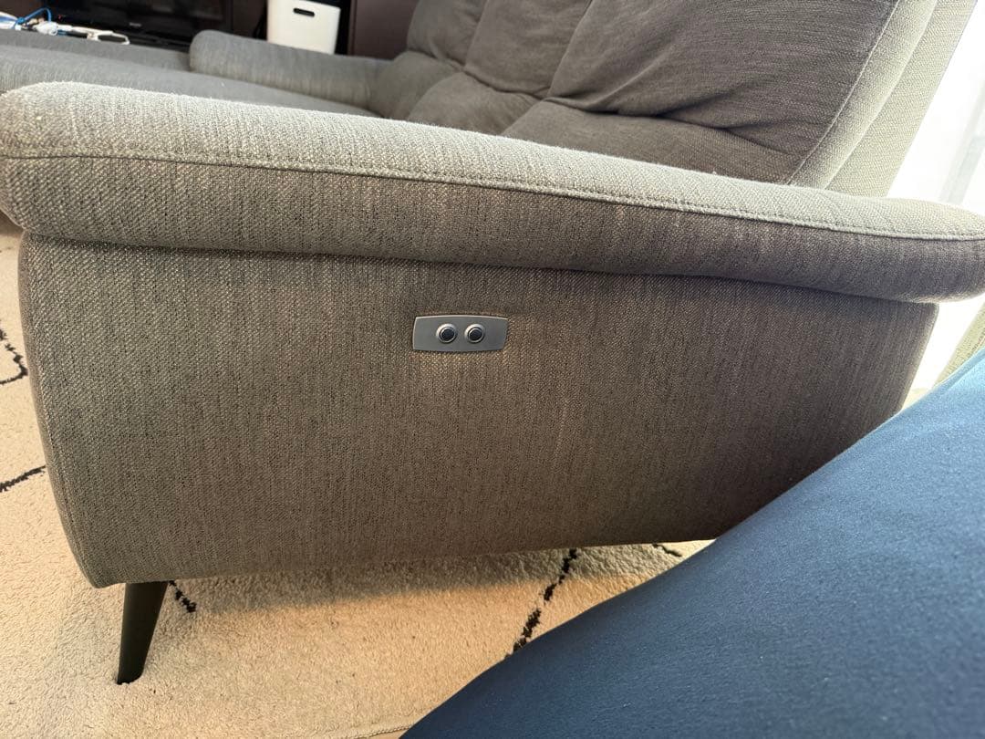 ニトリ 電動リクライニングソファ 3人掛け