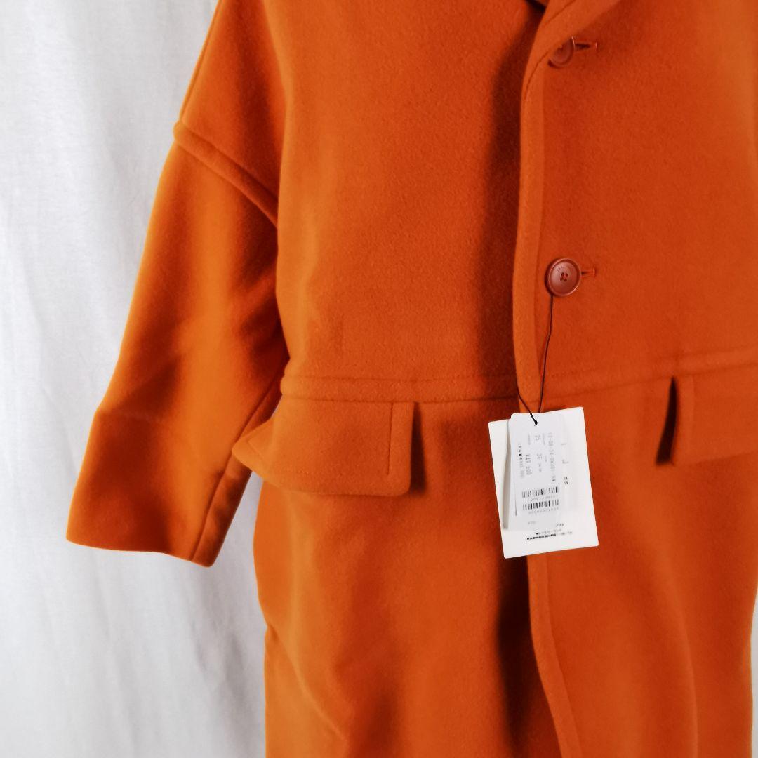 極美品 タグ付き パイルメルトン オーバーサイズドコート