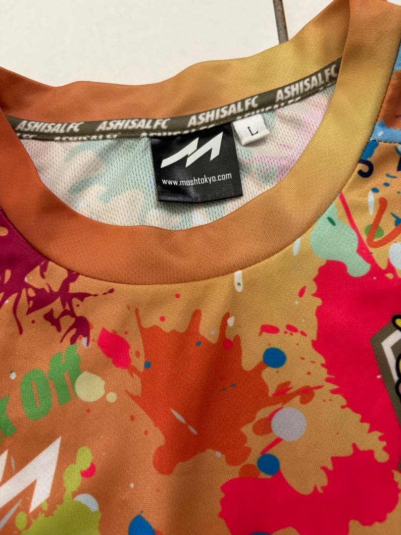 あしざる fc 100万人達成記念ユニフォームTシャツ Lサイズ　ペンライト付き