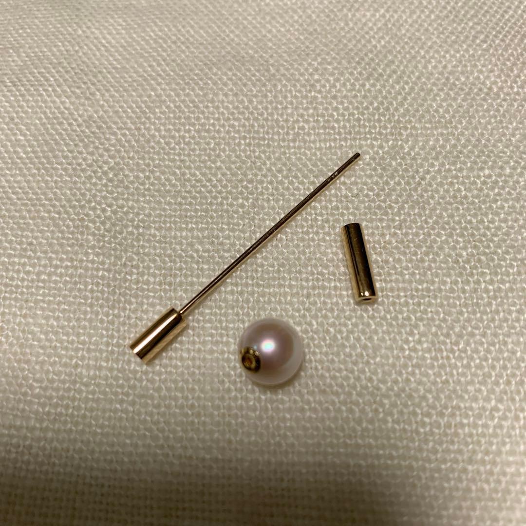 未使用級✨[ hirotaka ]ヒロタカ SPEAR ピアス パール K 10