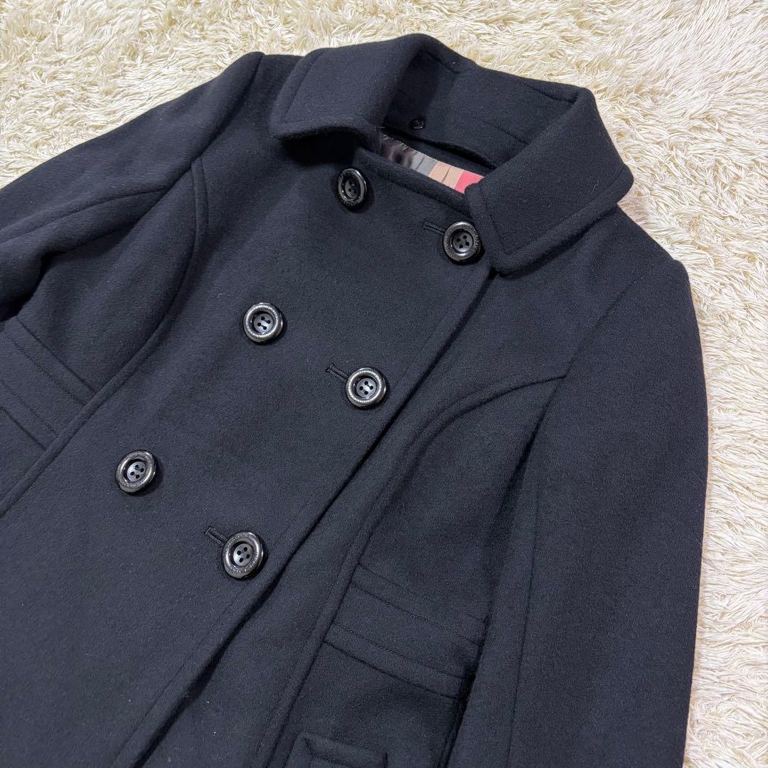 新品タグ付 ブルーレーベルクレストブリッジ ロング ノーカラー コート 2way