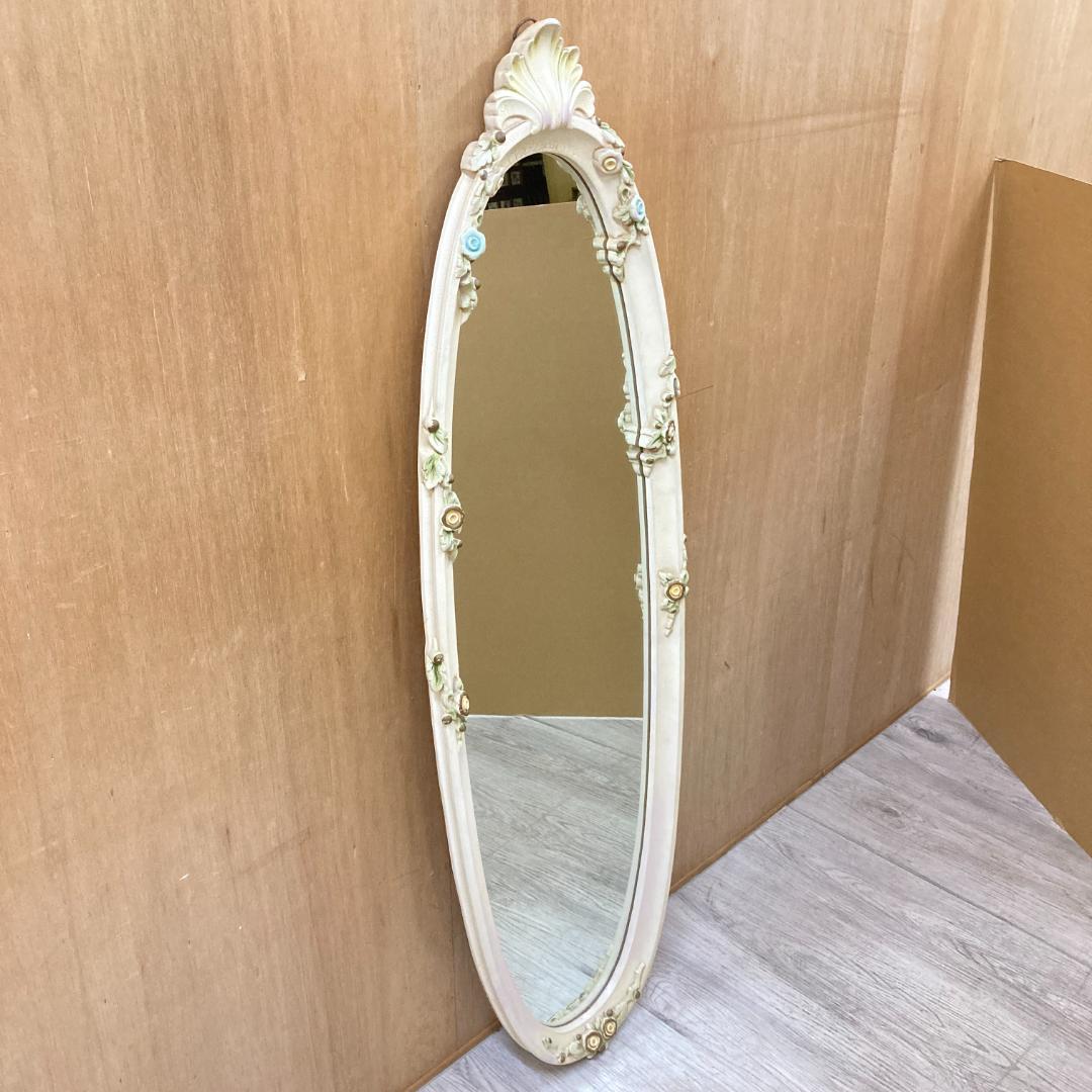 アンティーク調　ロココ調　ウォールミラー　壁掛け　鏡