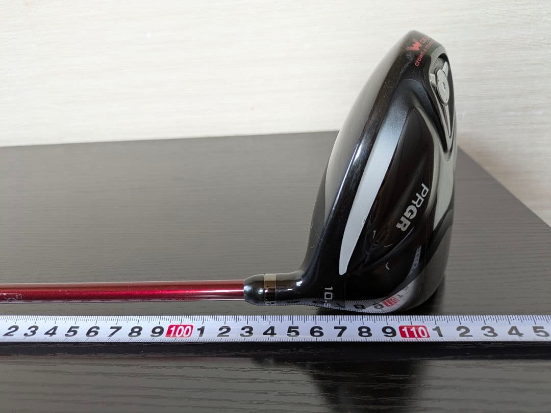 プロギア短尺ドライバーRSREDゴルフクラブ赤シニア初心者フジクラスピーダーR