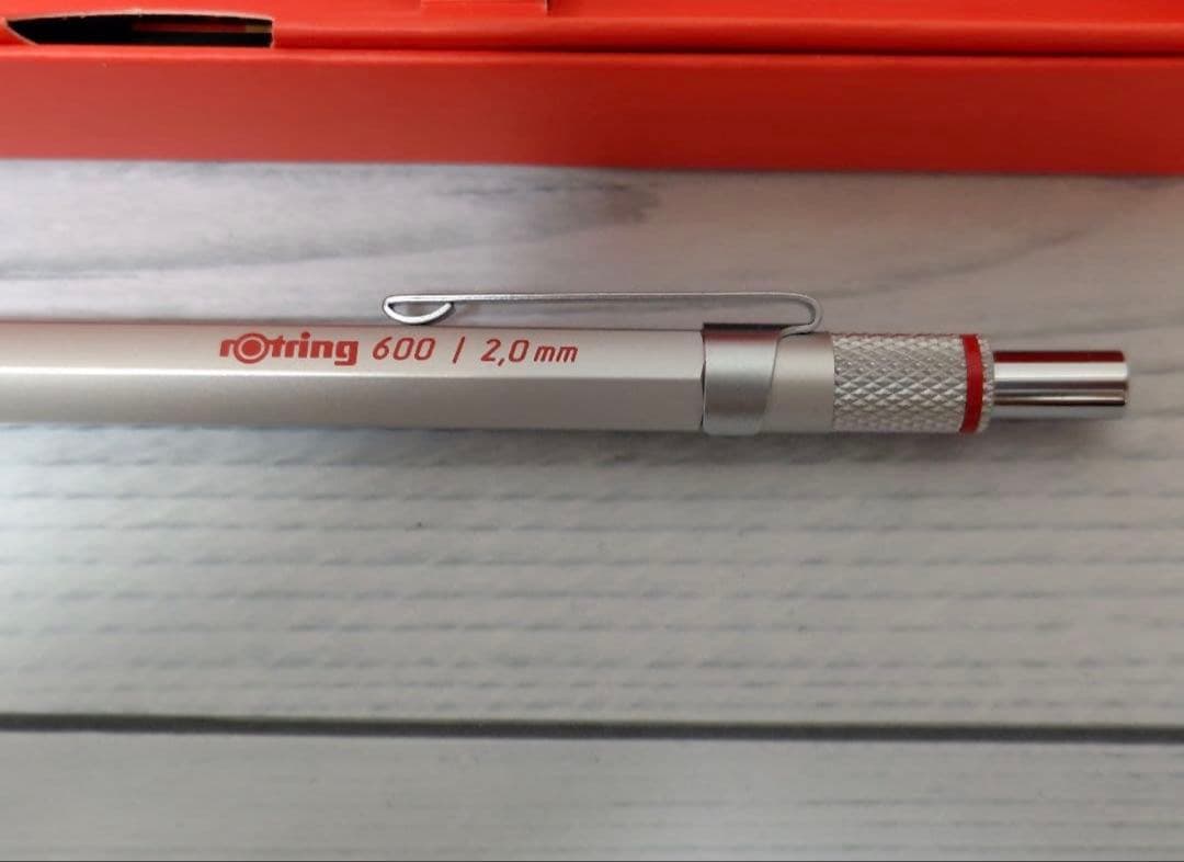Rotring 600 2.0mm 芯ホルダー シルバー