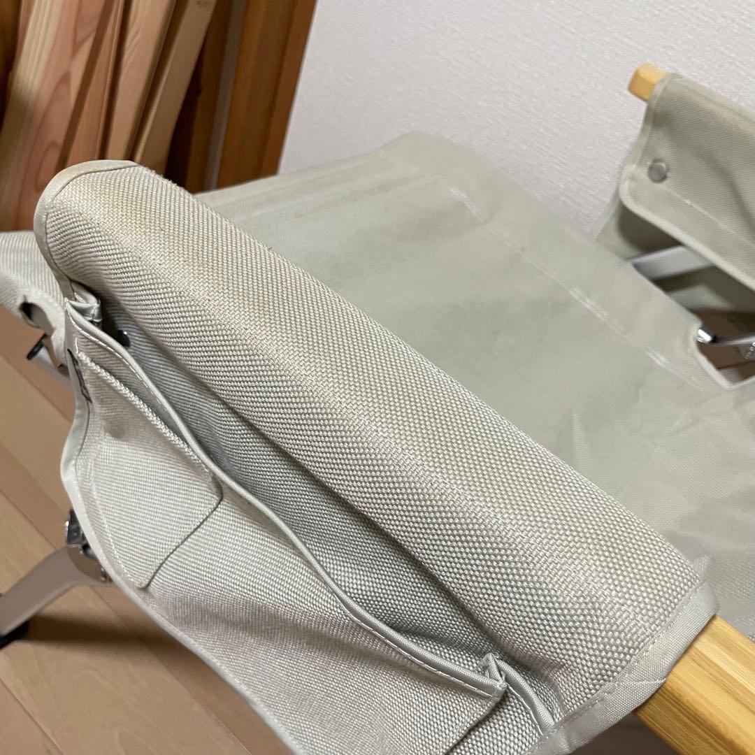 【限定品】【値下不可】スノーピーク ローチェア30 アイボリー サイドポケット付