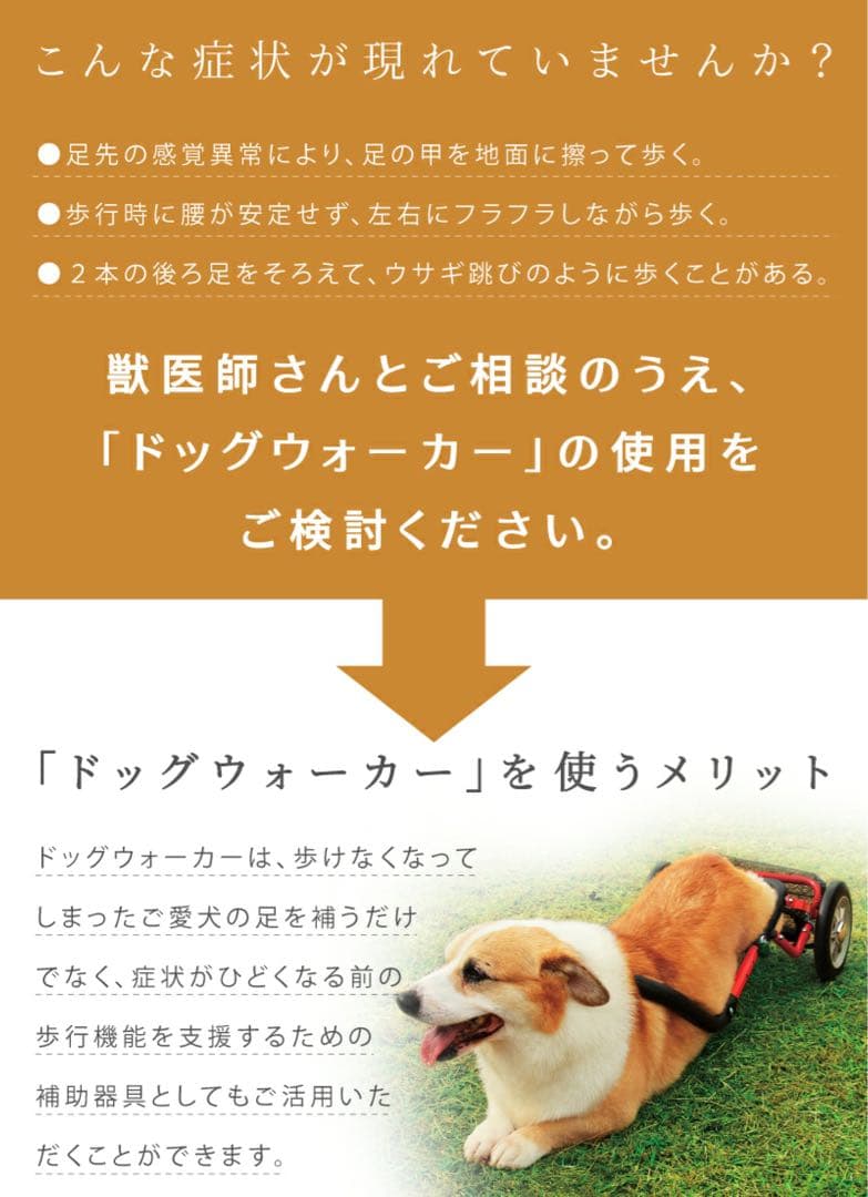 yama92 コーギー専用犬用車椅子 日本製