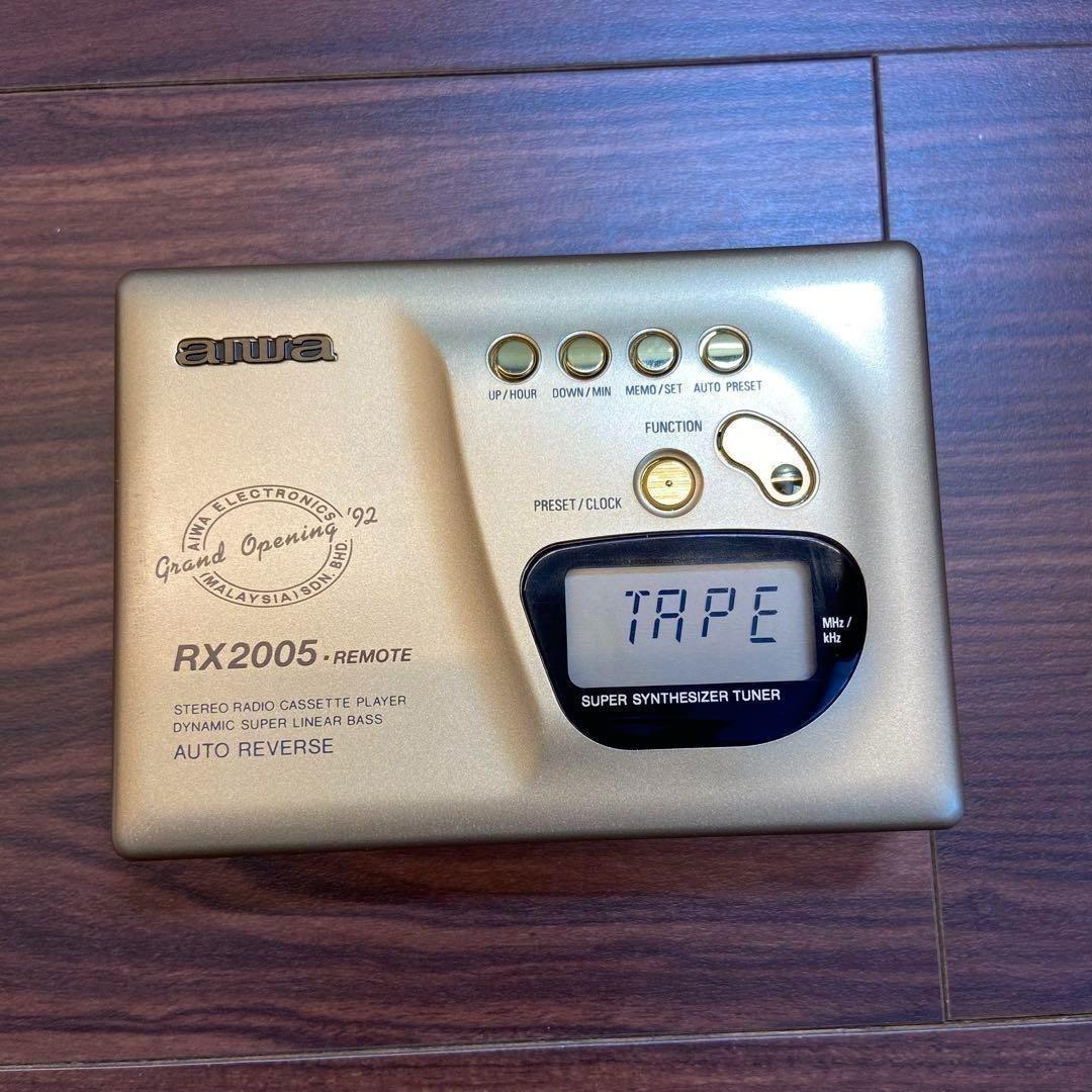 aiwa ラジオ カセットプレーヤー HS-RX2005 2804
