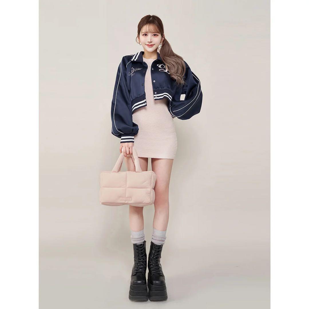 新品タグ付き ダーリッチ Darich Clubスカジャン ネイビー