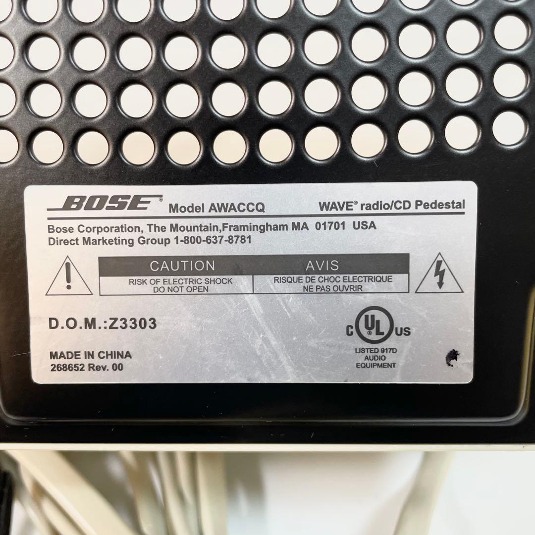 BOSE ボーズ WAVE RADIO CD +Pedestal 台座　外部入力