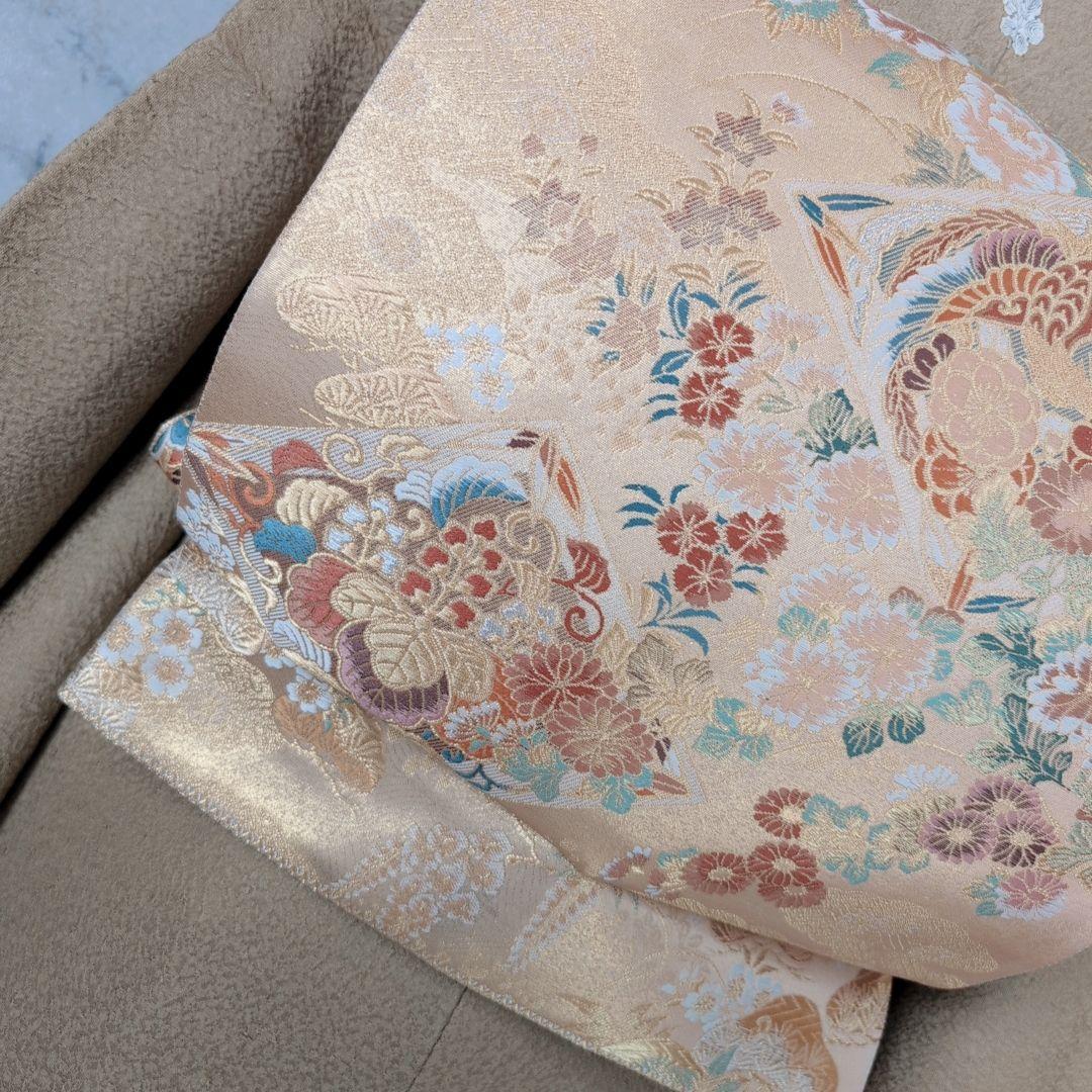 色無地　着物　フルセット　正絹　シンプル　着物美品　D2